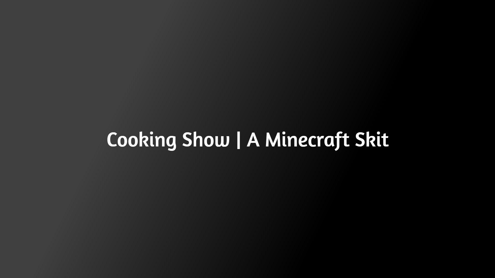 Cooking Show | A Minecraft Machinima Skit | Casting Call Club