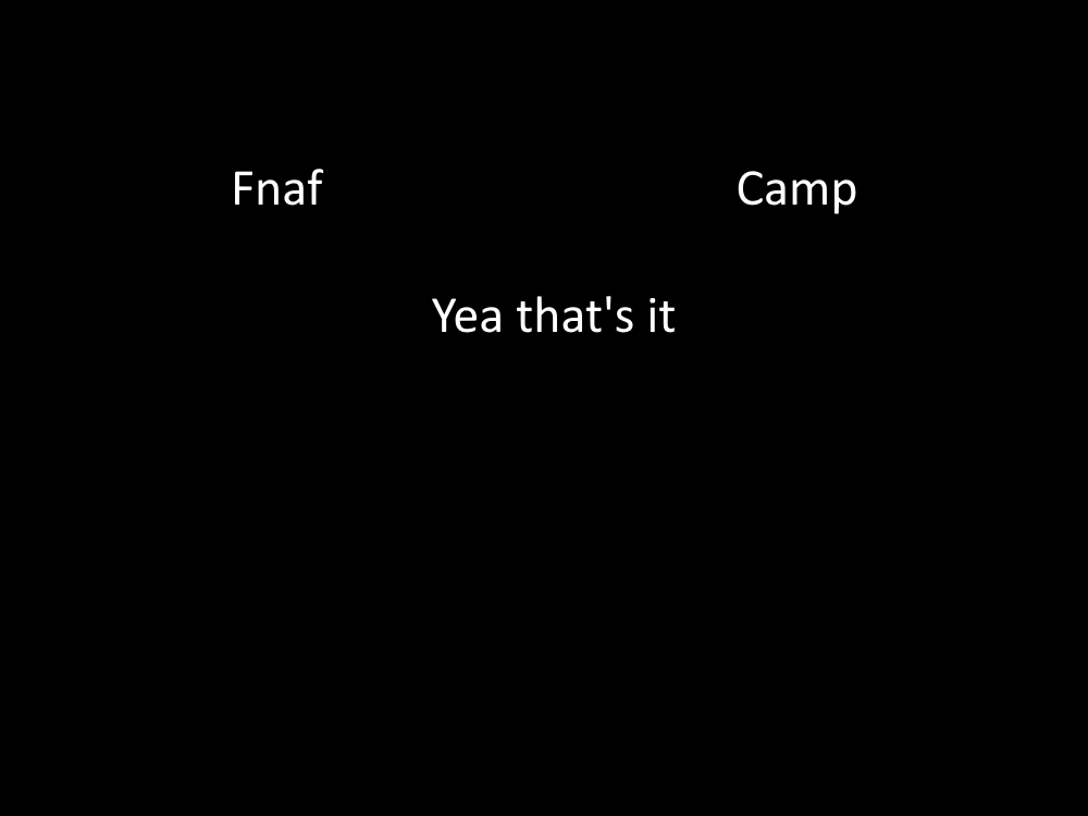 Fnaf Camp