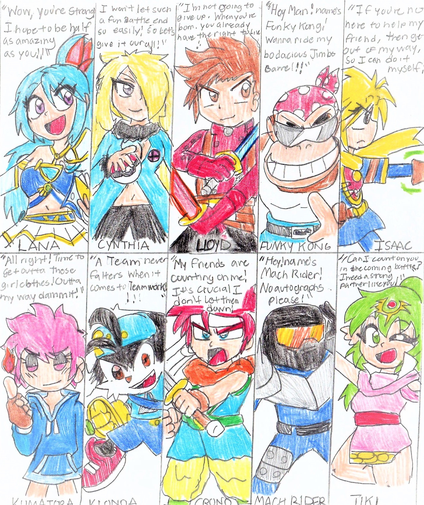 Vision/Flashback Characters [Set 2] - (Chapter 3) Super Smash Bros ...
