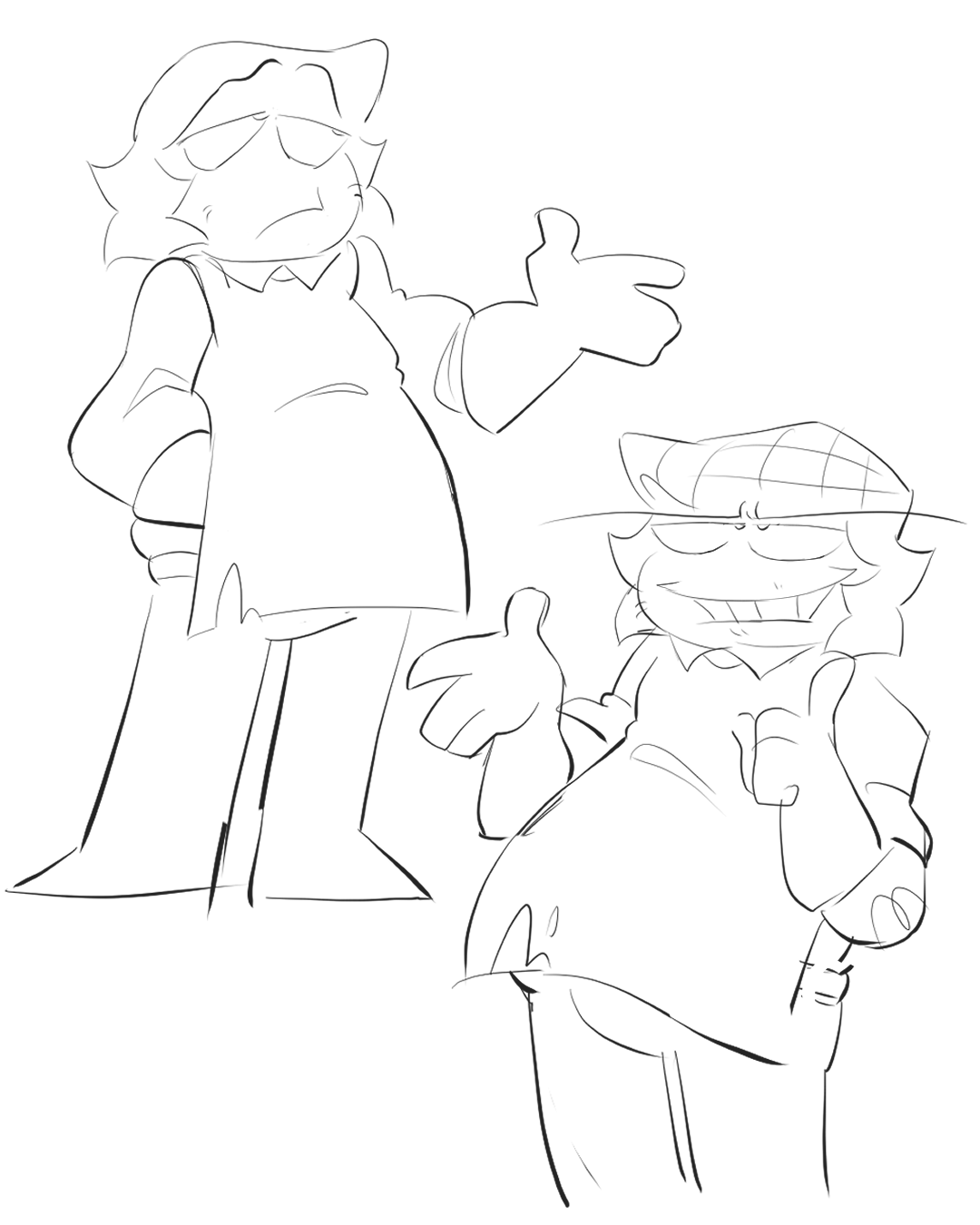 Short Character Animatic (a series about a haunted slaughterhouse)