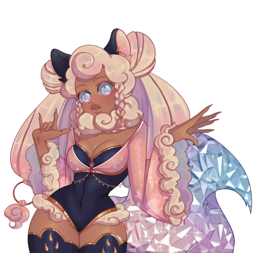 Peaches the Crystal Chinchilla 