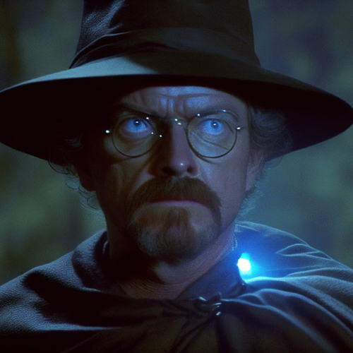 Walter White as a wizard