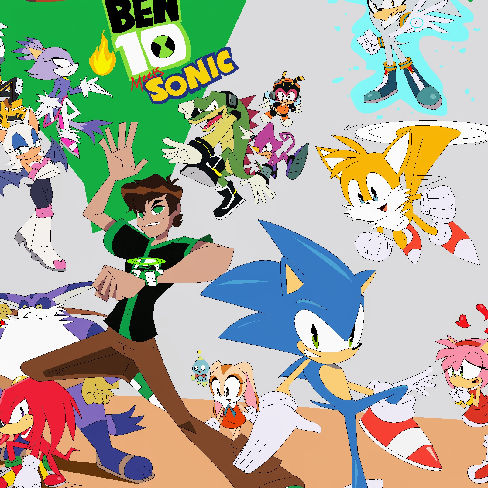 Ben 10 / Sonic the Hedgehog: Animated Crossover