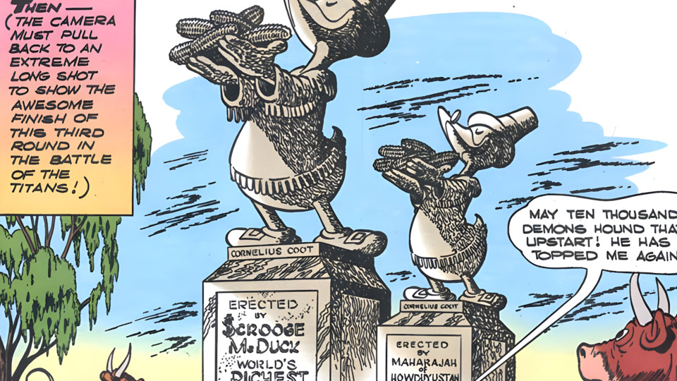 Donald Duck Comic Dub - Statuesque Spendthrift