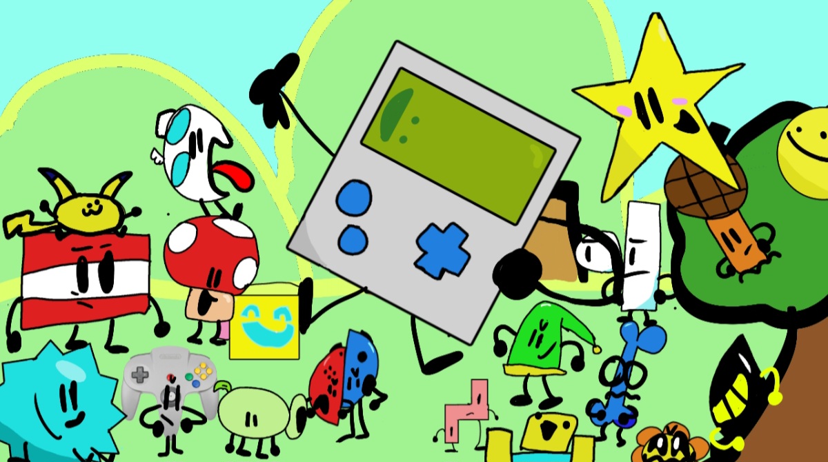 Videogame Gameshow: an Object Show (characters)