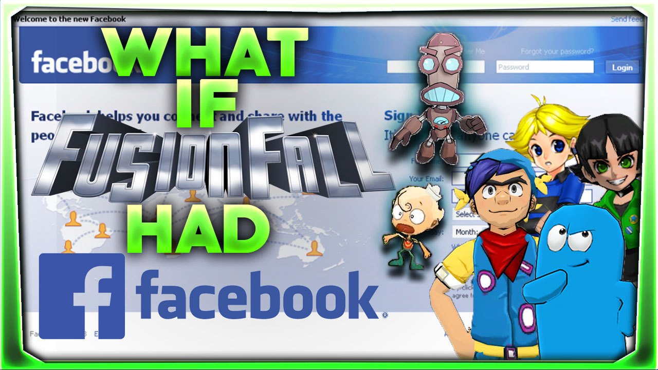 If the fusionfall universe had Facebook 