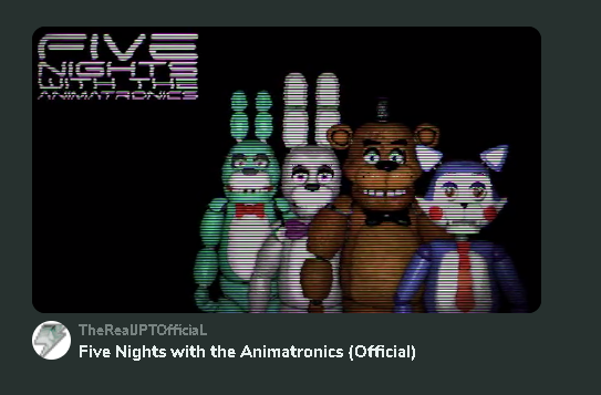Five Nights with the Animatronics (3d Modelers Edition)