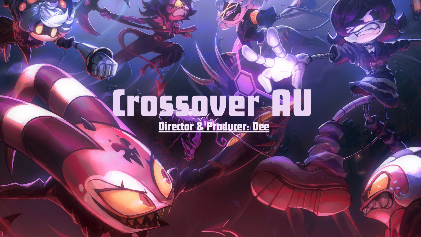 Crossover AU (MURDER DRONES/TADC/HELLUVA BOSS/HAZBIN HOTEL)