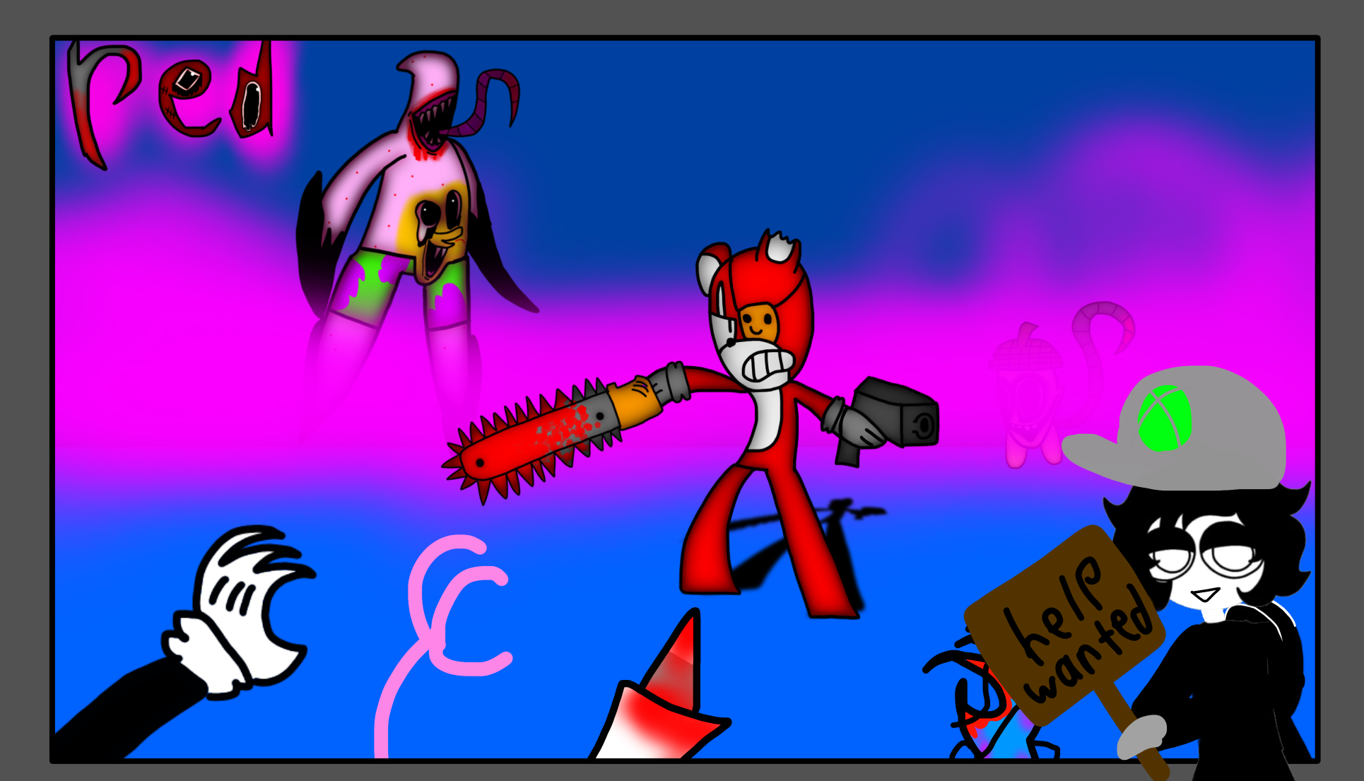 RED infection AU - chapter prologue: how it begans