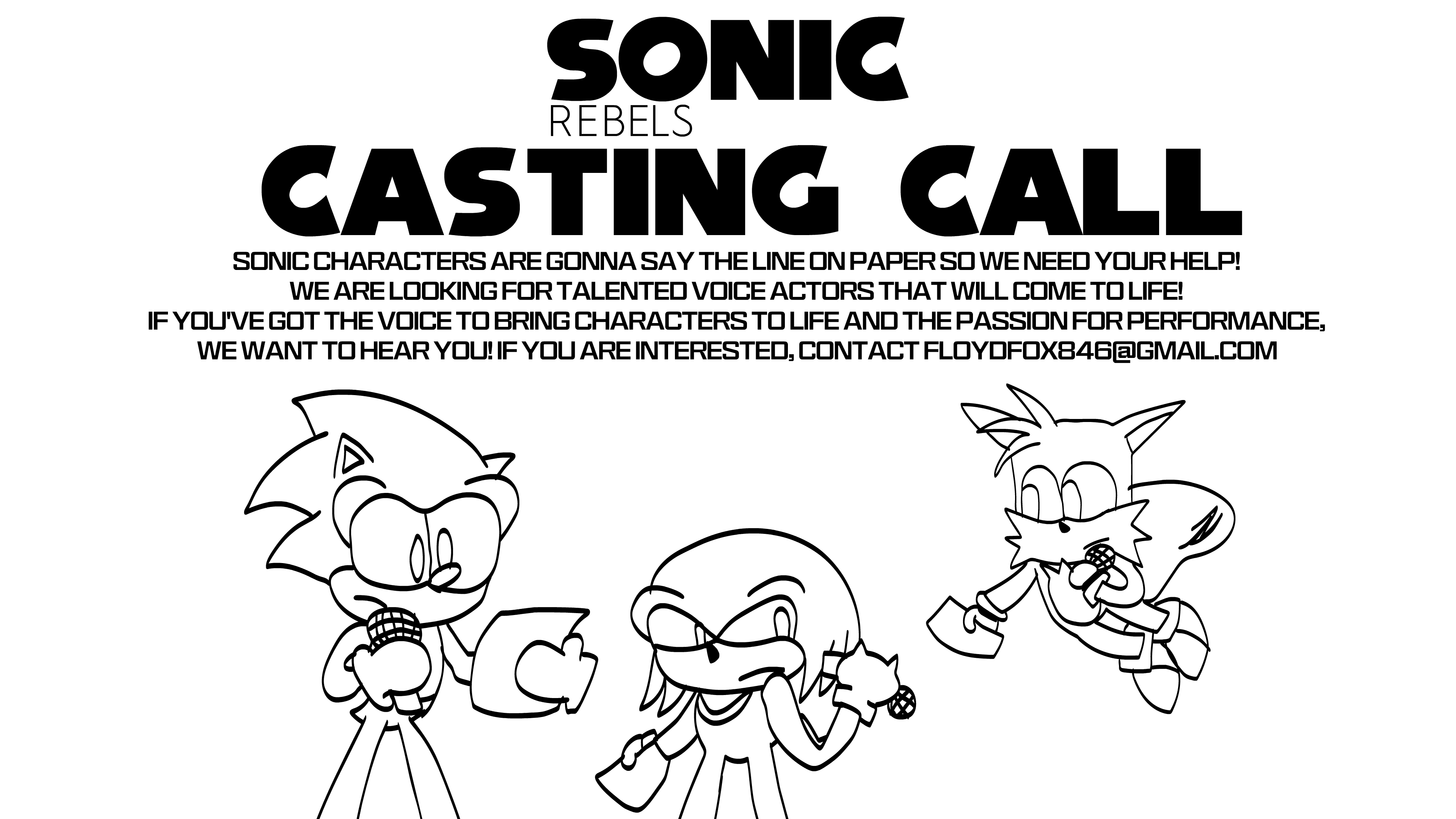 [UNPAID] Sonic Rebels Casting Call (UPDATED!)