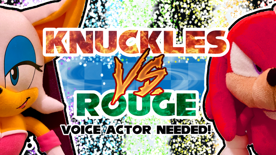 Sonic Plush Series - Knuckles VS Rouge