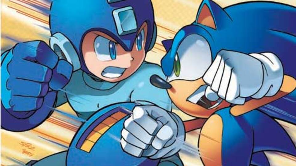 Sonic and Mega Man World's Collide. Sonic vs Mega Man Fandub
