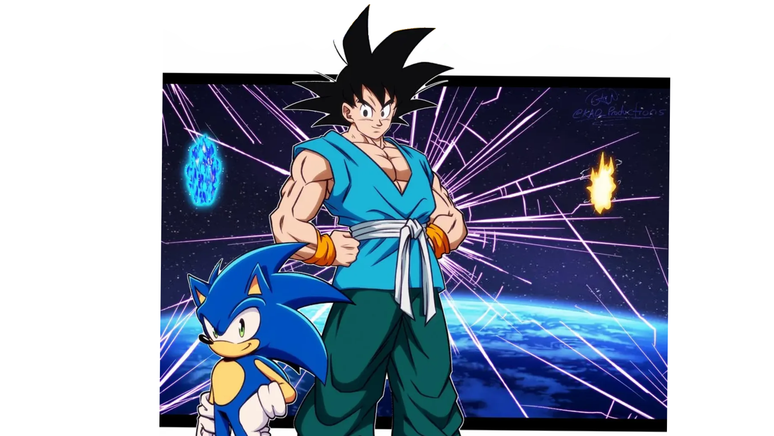 Sonic vs Goku Comic Dub