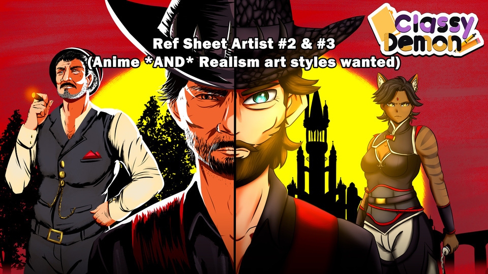 Luck Takes a Turn - RWBY x RDR2 Crossover - Ref Sheet Artists