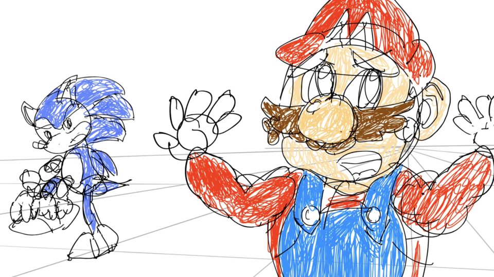 mission: mario animation for newgrounds mario 40th anniversary collab