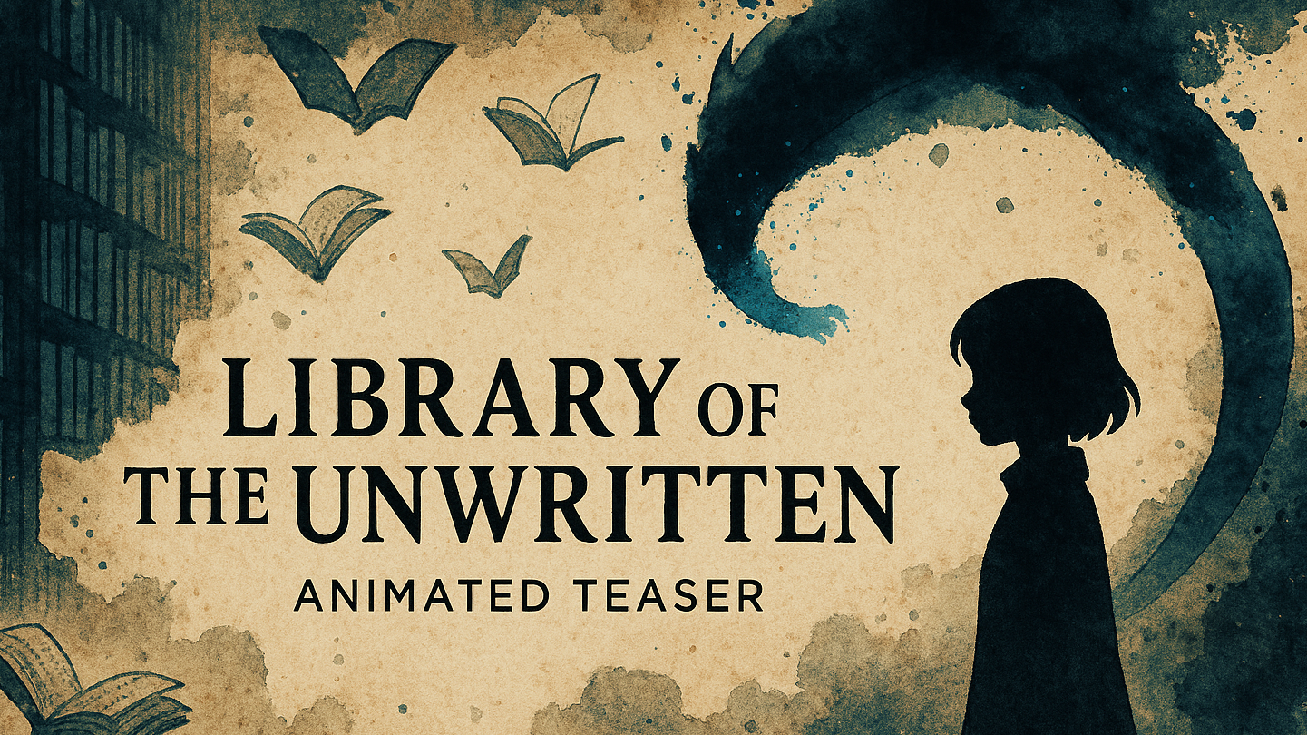 Library of the Unwritten - Animated Micro Teaser