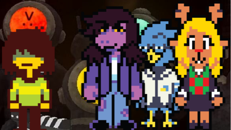 Content Warning as Deltarune Characters