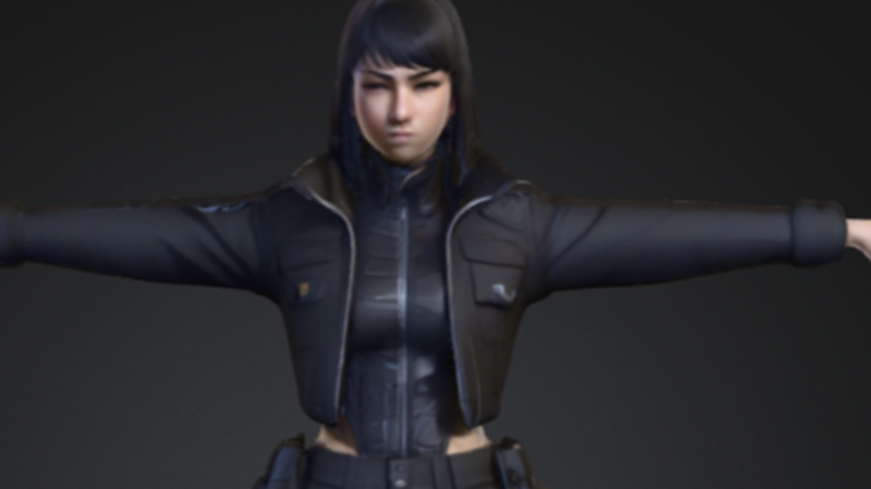 Female Rebel Soldier