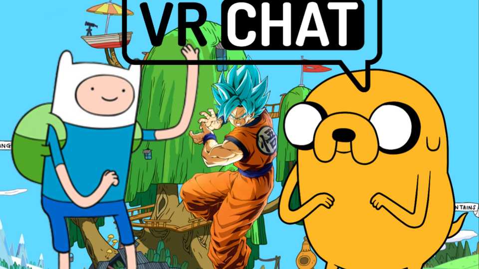 Marioftw Meets Finn and Jake In VRChat!