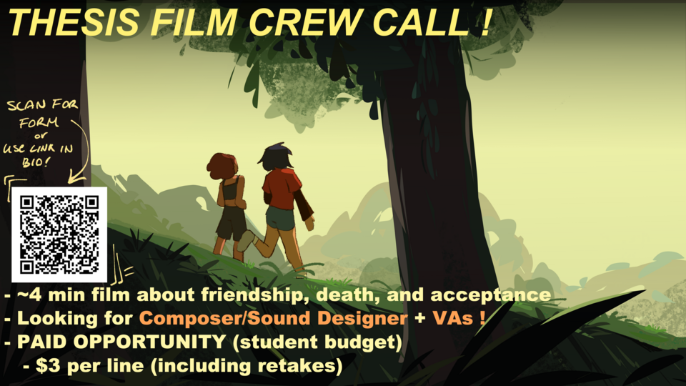 Limbo St. THESIS FILM CASTING/CREW CALL !!