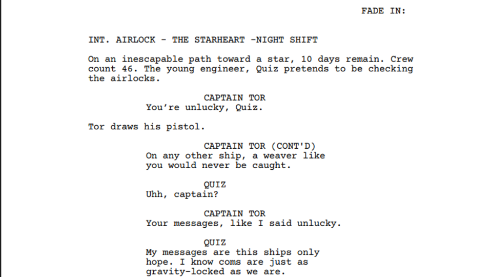 Fictionroom: Starheart ep1. Loyalties | Casting Call Club