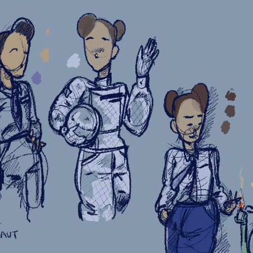 Female Astronaut