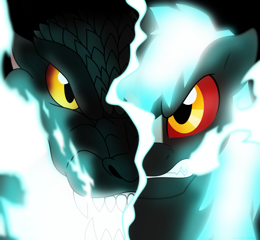 The Bridge (MLP/Godzilla Crossover) by Tarbtano