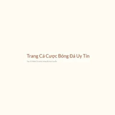 Trang Cá Cược Bóng Đá
